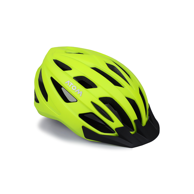 CASCO ATOM LIMA NEON 52-58cm