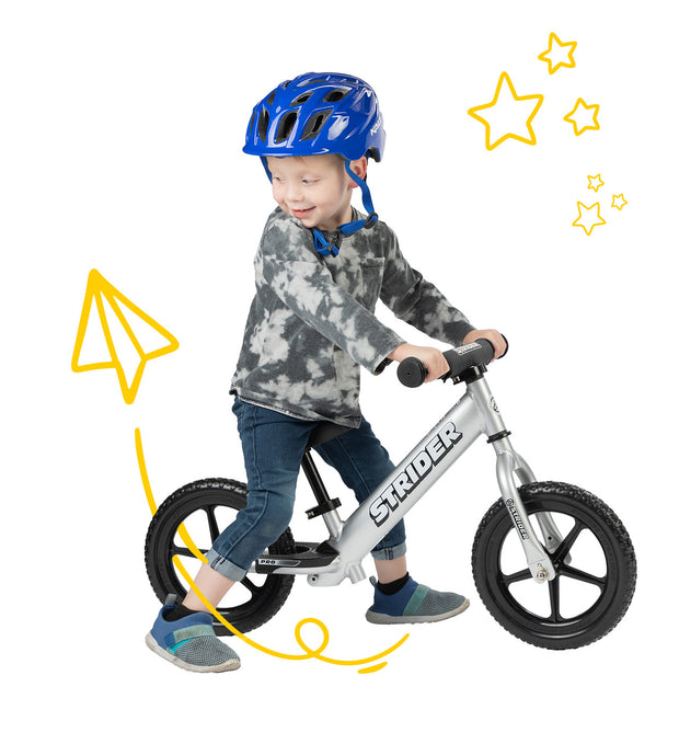 Strider Bikes 12" Pro - Bicicleta de Balance para Niños 1 - 4 Años