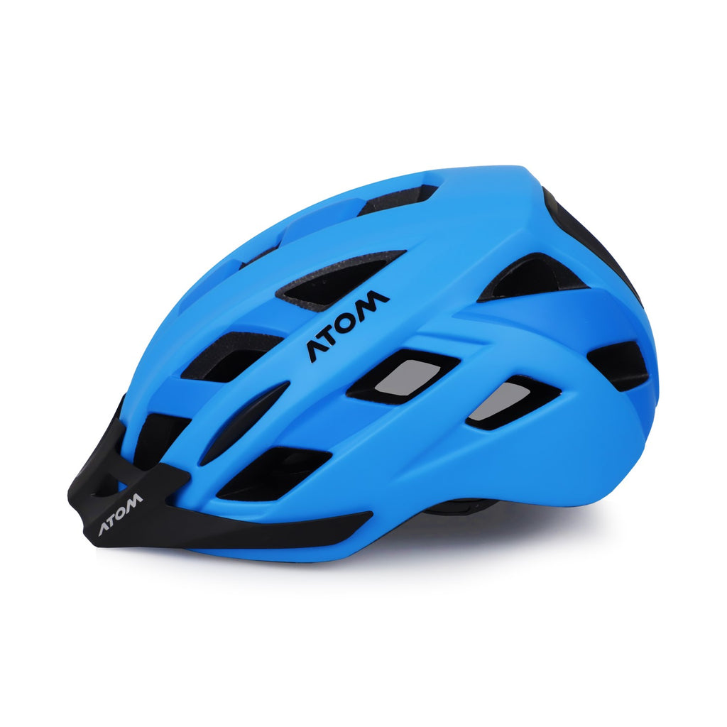 CASCO ATOM AZUL MATE 52-58cm