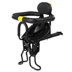 Asiento de bicicleta para niños con respaldo y cinturón