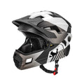 Casco Integral (Convertible) Rockbros - Black/White