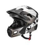 Casco Integral (Convertible) Rockbros - Black/White