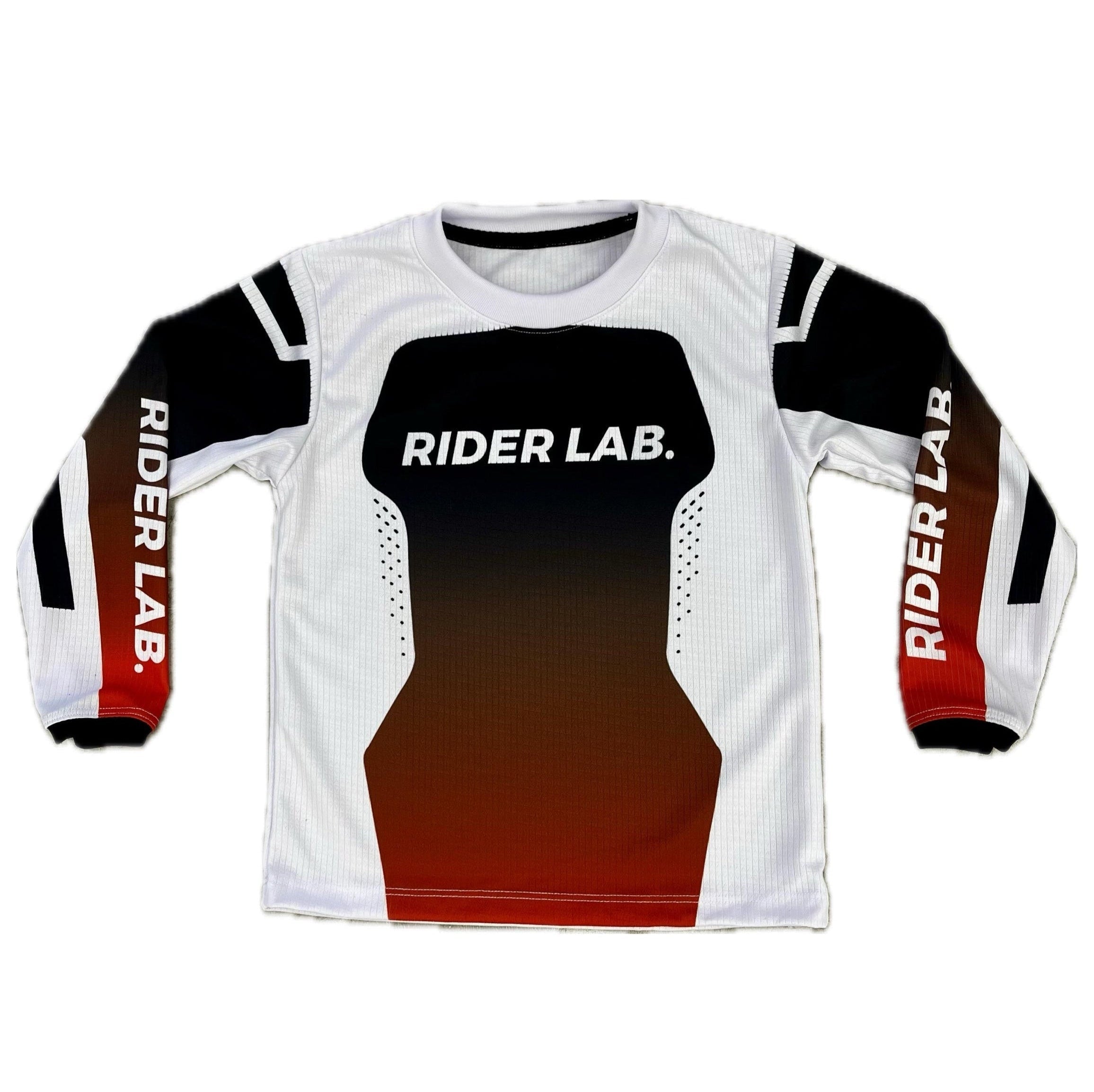 Jersey Rider Lab Niños - White/Red