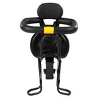 Asiento de bicicleta para niños con respaldo y cinturón
