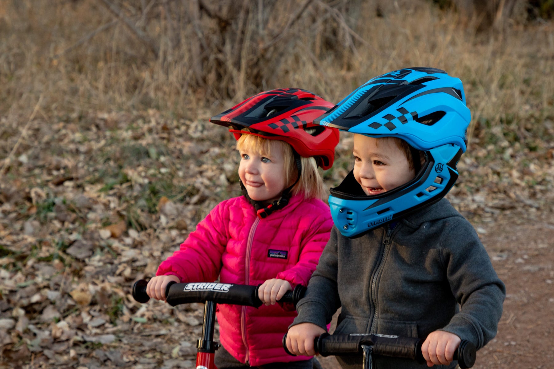 Casco De Bicicleta Para Niños 3 a 8 Años Rojo